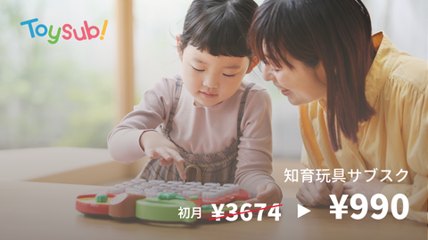 "Toysub!", a subscription service that delivers educational toys tailored to each child